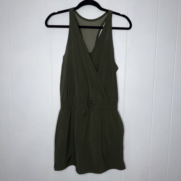 Athleta Pants - Athleta Women’s Take A Hike Romper Dress Green Outdoors Size 0